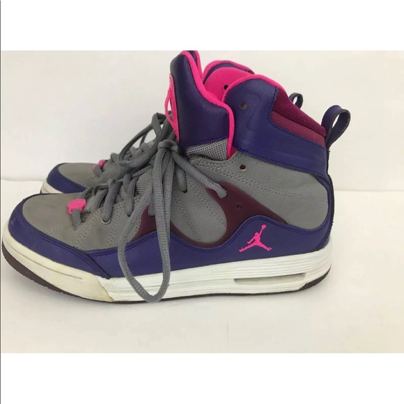 JORDAN FLIGHT TR' 97 Color way purple grey 6.5Y - Picture 3 of 8